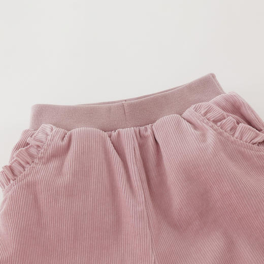 【夹棉】马克珍妮冬装 女童灯芯绒保暖棉裤束脚裤 儿童裤子551798 商品图3