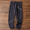笛桑特梭织锦纶面料 秋冬新品加绒摇粒绒男士运动休闲长裤 束脚裤跑步裤舒适耐磨透气户外长裤！ 商品缩略图1