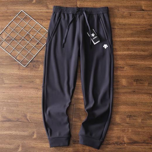 笛桑特梭织锦纶面料 秋冬新品加绒摇粒绒男士运动休闲长裤 束脚裤跑步裤舒适耐磨透气户外长裤！ 商品图1