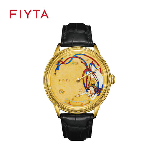 飞亚达大师系列敦煌主题“飞天”手工掐丝珐琅限量版机械腕表GA886023.GQB 商品图0