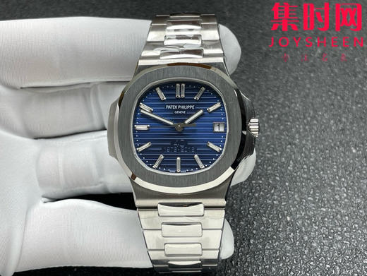 BBF百达翡丽鹦鹉螺系列 鹦鹉螺5711 蓝盘T钻 四十周年纪念款 丹东324一体机 男士腕表 表径40mm 商品图0