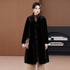 OSL 25813外套长款貂绒两面穿·加厚水貂皮毛一体大衣 商品缩略图2