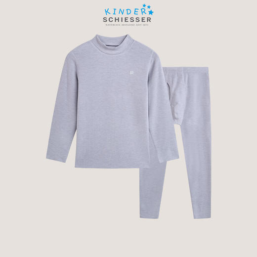 【抗菌暖肤绒】SCHIESSER德国舒雅男童小高领保暖套装抗菌杀菌暖肤绒面料防霉防臭保暖套装37/21944W 商品图0