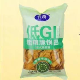 D026 卡奇低GI粗粮脆锅巴200g酱香牛排味