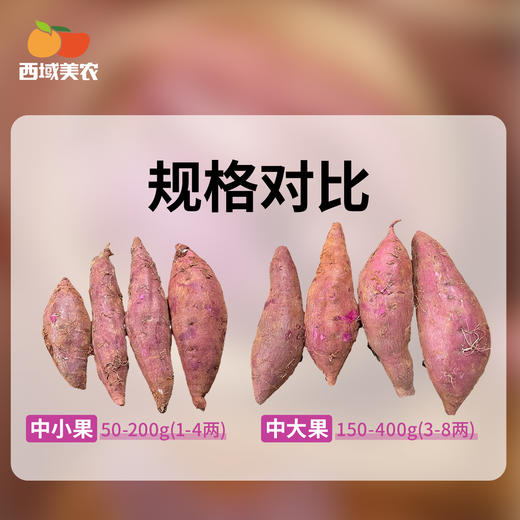 西域美农 云南紫薯 甜软绵润 皮薄易剥 72小时发货（果蔬生鲜签收24小时内保留完整包装面单可售后，超时不予理赔，拍下默认接受） 商品图3