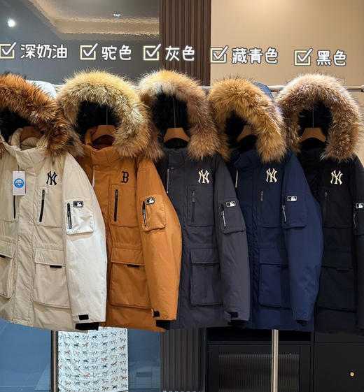 预售原单派克毛领工装羽绒服外套102308 商品图0