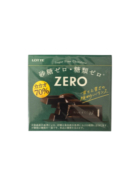 【香港直邮】乐天ZERO 70%可可麦芽糖醇朱古力 50g