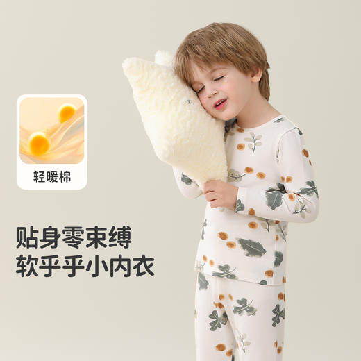 【90-140】【MQDmini】儿童保暖内衣秋衣秋裤套装 商品图0