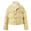【90白鹅绒】三彩2025冬季新款奶黄包鹅绒服短款防水羽绒服M 商品缩略图4