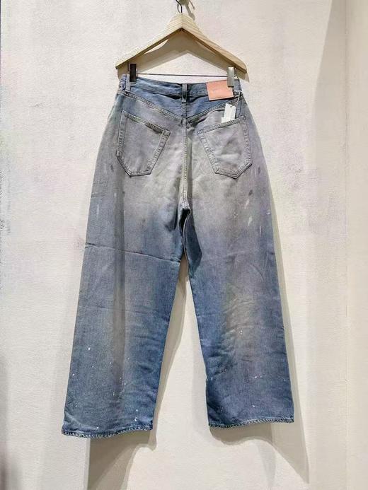 中性款做旧牛仔裤长裤001 商品图1