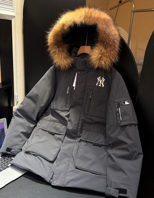 预售原单派克毛领工装羽绒服外套102308 商品图10