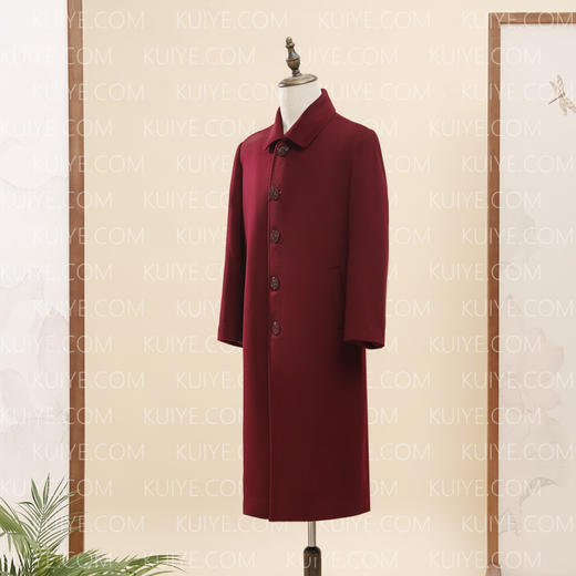 【福天华】高品质寿服毛粘女大衣（紫红、紫色）百年工艺传统寿衣 商品图6