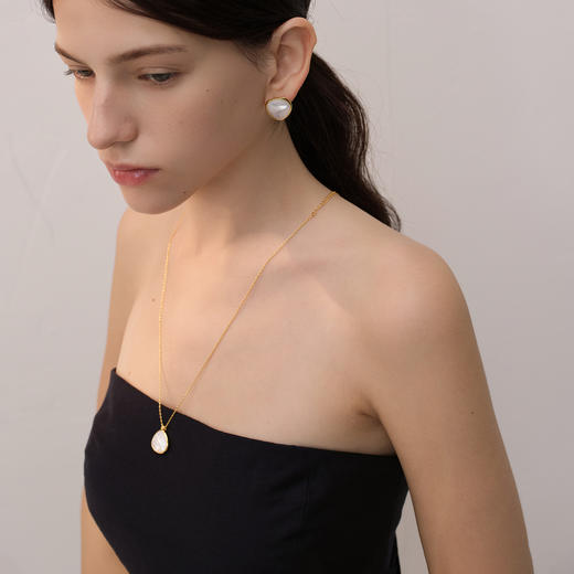 ARSIS｜流光系列 流光贝语项链 金色 商品图5