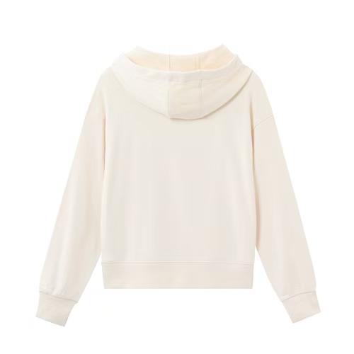 佐丹奴女装25年【卢正义同款】棉质毛圈布连帽抽绳卫衣05325620 商品图8