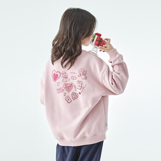 棵初圆领印花卫衣856K258057MJ 商品图2