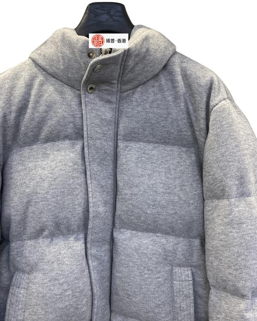 男款羊毛可拆卸帽羽绒服L02 商品图2