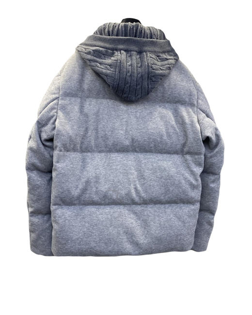 男款羊毛可拆卸帽羽绒服L02 商品图1