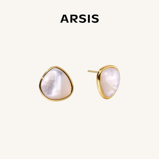 ARSIS｜流光系列 流光贝语耳钉 大号 商品图0