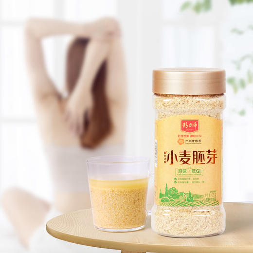 精力沛小麦胚芽低GI原味纯小麦胚芽片粉即食谷物冲饮早餐425g 商品图3
