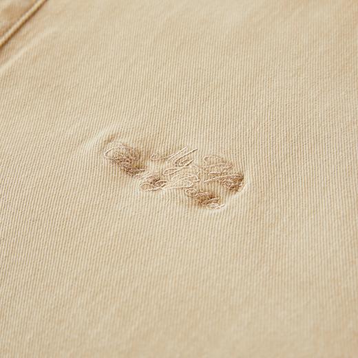 NPC潮牌复古字母绣花牛仔衬衫棉服男宽松休闲保暖舒适NP4CPJ02 商品图2