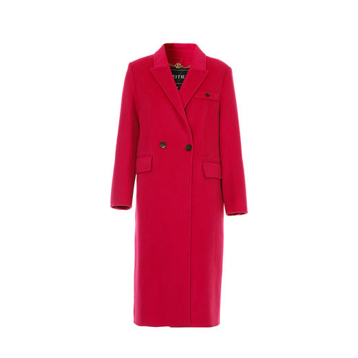 EITIE爱特爱气质翻领大气长款高品质毛呢大衣冬季新款8014716 商品图6