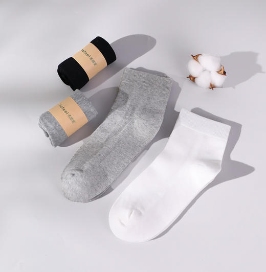 【千人团 限时加赠】新疆棉袜 长绒棉防臭棉袜,防臭吸汗袜子，无骨上脚超级舒服，一整天都不会有臭臭的味道，满88包邮！ 商品图0