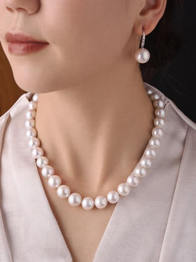 伽罗 JALO 11.5-13mm爱迪生高等级淡水珍珠项链