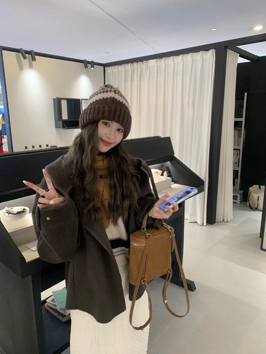 Read Nameless /软糯糯山羊绒条纹polo  2025/10/25 商品图5