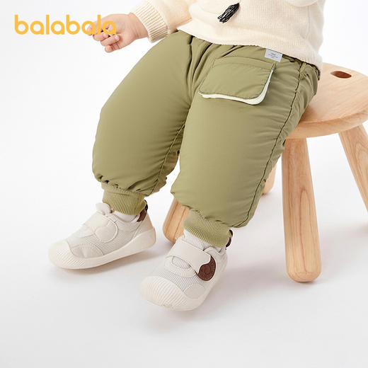 巴拉巴拉宝宝长裤宽松羽绒裤男童冬装2025新款束脚裤 商品图1