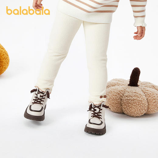 【商场同款】巴拉巴拉宝宝打底裤加绒舒适裤子秋冬女童装2025新款 商品图2