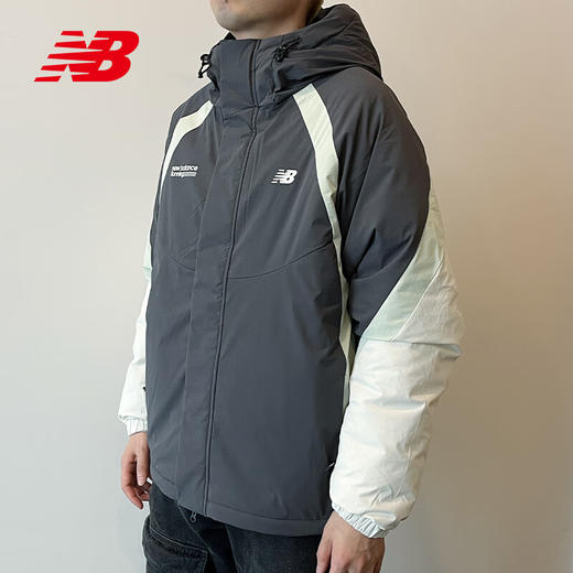 NEW BALANCE/NB HYPER SPORTS Padded Jacket 男款冬季休闲连帽运动保暖夹棉外套 商品图3