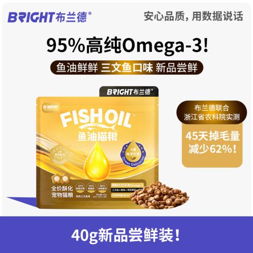 【试吃尝鲜】布兰德全价宠物高纯鱼油鲜鲜三文鱼口味猫粮 商品图0