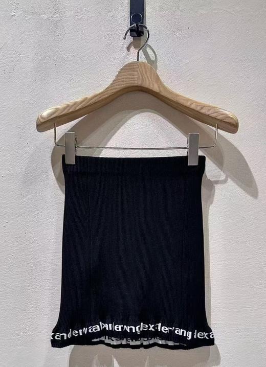 女款logo边针织半裙002 商品图0