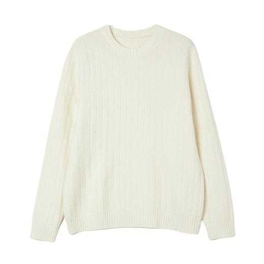 棉仓367826041-重磅粗针羊绒羊毛衫 商品图3