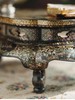 独角鹿西洋古董 19世纪日本出品传统山水楼阁主题螺钿镶嵌黑漆木矮几 商品缩略图5