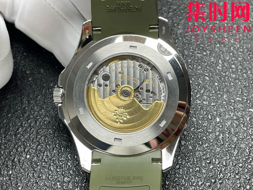 BBF百达翡丽AQUANAUT系列5168G 手雷系列 牛油果 绿手雷 丹东324一体机 男士腕表 表径42.2mm 商品图7