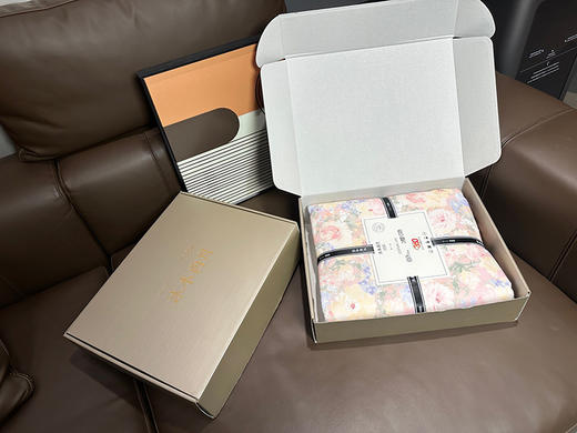 出日沐本の+~！双层礼盒！母婴A类纯棉印花磨毛床上四件套 冬季裸睡神器 商品图9