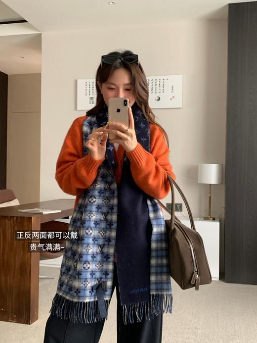 L*V 双面老花渐变色围巾 商品图4
