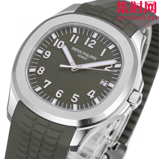 BBF百达翡丽AQUANAUT系列5168G 手雷系列 牛油果 绿手雷 丹东324一体机 男士腕表 表径42.2mm 商品图3