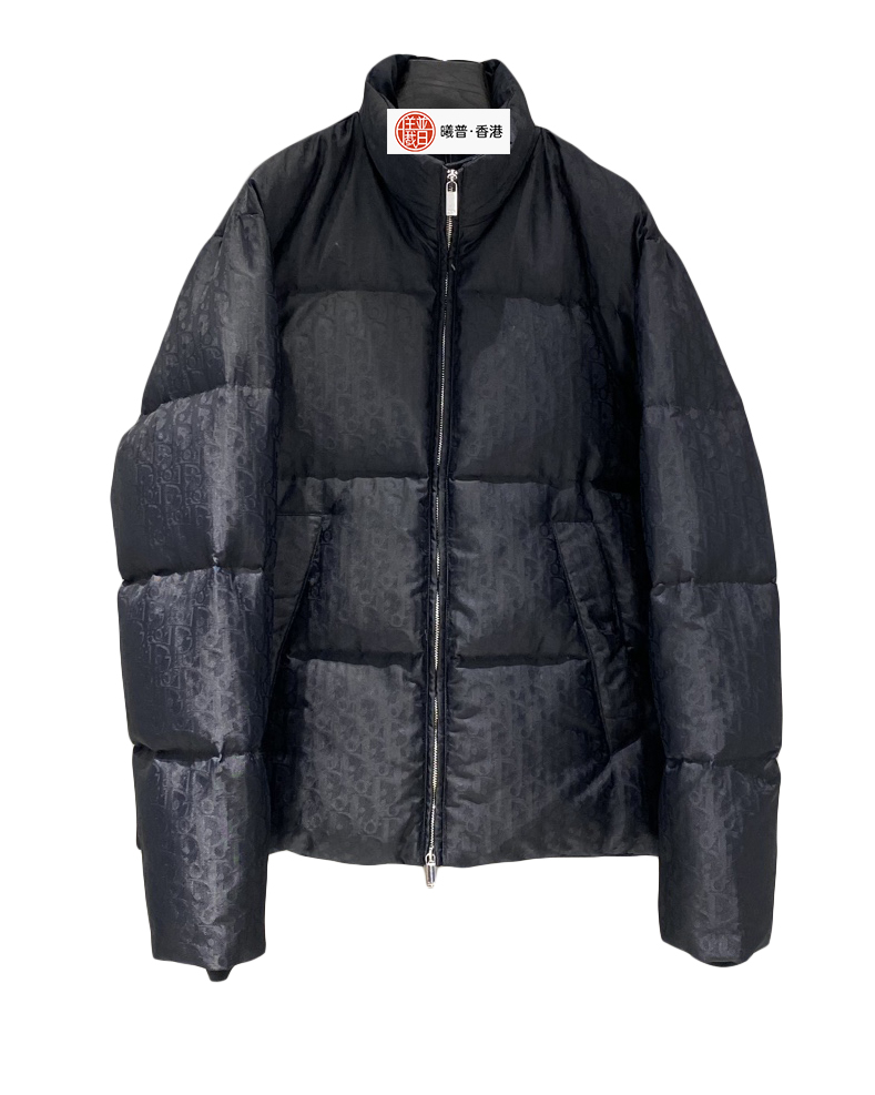 男款logo提花羽绒服010