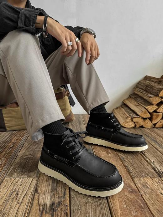 型男入秋冬工装马丁鞋 商品图1