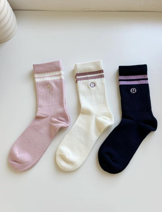 直发【新疆特级长绒棉】直供专柜 Lu家女款刺绣中筒袜 商品图8