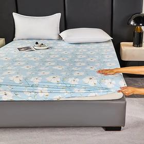 秋冬款火山绒床笠｜糯叽叽但不塌，像裹着软暖云