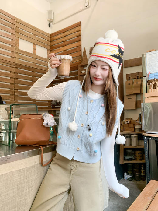 【149元任选2件】现货！蓝色针织马甲 商品图12