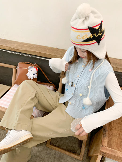 【149元任选2件】现货！蓝色针织马甲 商品图5