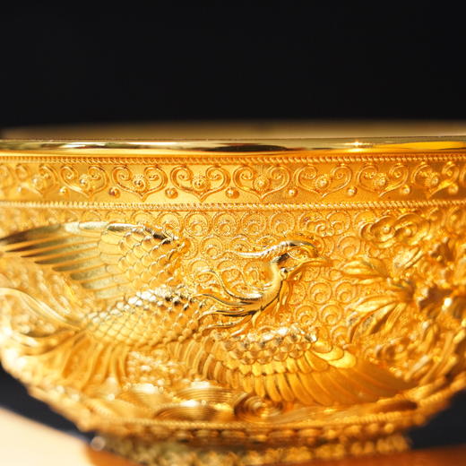 《皇家龙凤金碗》 999足金打造 龙凤显富贵 故宫百年耀世巨献 商品图5