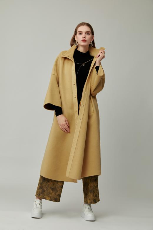 SAFICOO 时尚休闲 复古简约款大衣 商品图1