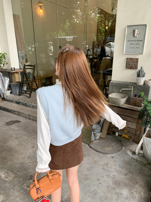 【149元任选2件】现货！蓝色针织马甲 商品图8