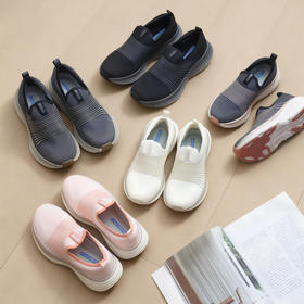 Kaiba一脚蹬舒适透气易穿飞织鞋/流体运动鞋