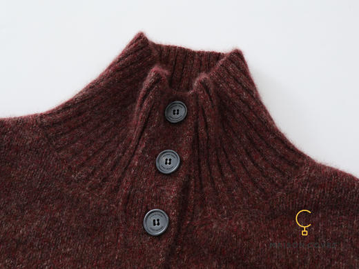 MAISON COVET纯山羊绒高领外套上衣 商品图3